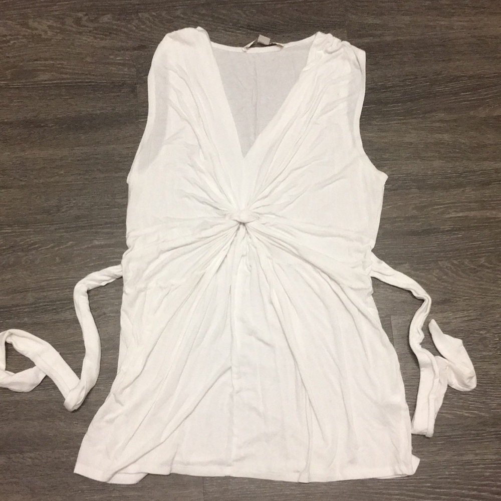 White cotton blouse